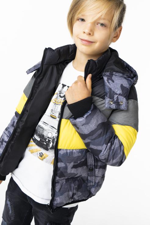 фото Куртка для мальчика mek, цв.серый, р-р 8a
