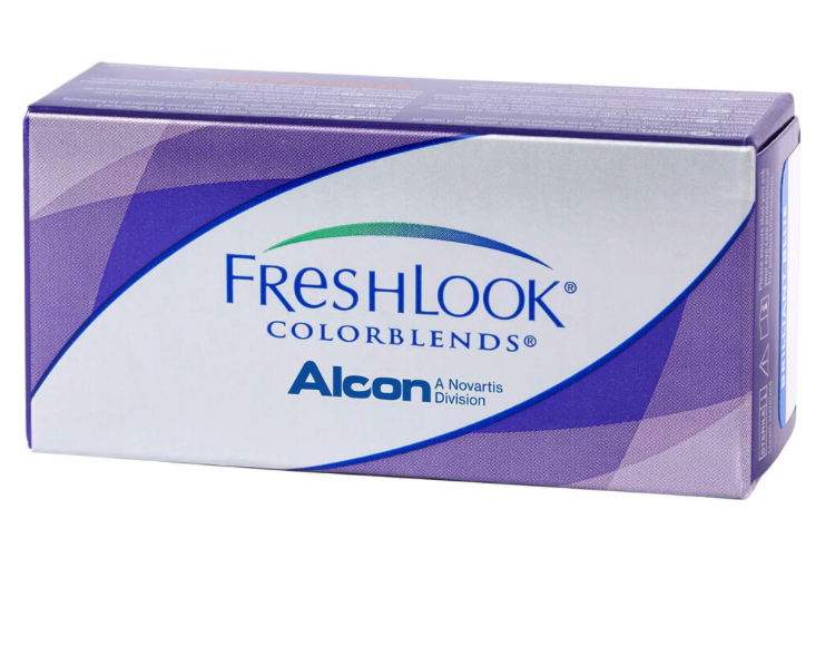 фото Контактные линзы freshlook colorblends 1 линза r 8,6 -3,50 синие