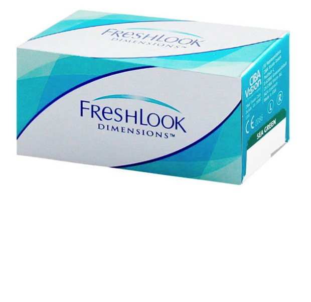 

Контактные линзы FreshLook Dimensions 2 линзы без упаковки R 8,6 -4,00 Голубые, FreshLook Dimensions без упаковки