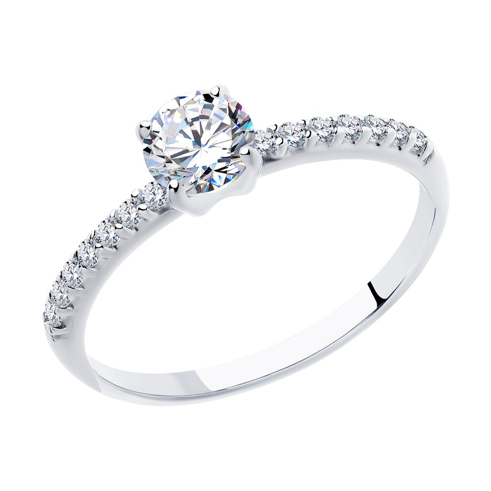 

Кольцо из серебра р. 19 SOKOLOV 94012944, фианит, 94012944