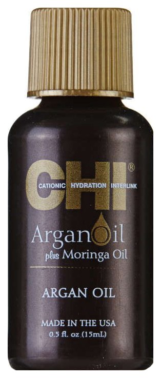 фото Масло для волос chi argan oil plus moringa oil, 15 мл