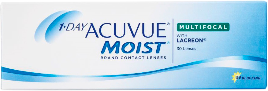 фото Контактные линзы 1-day acuvue moist multifocal 30 линз high +2 r 8,4 -1,75