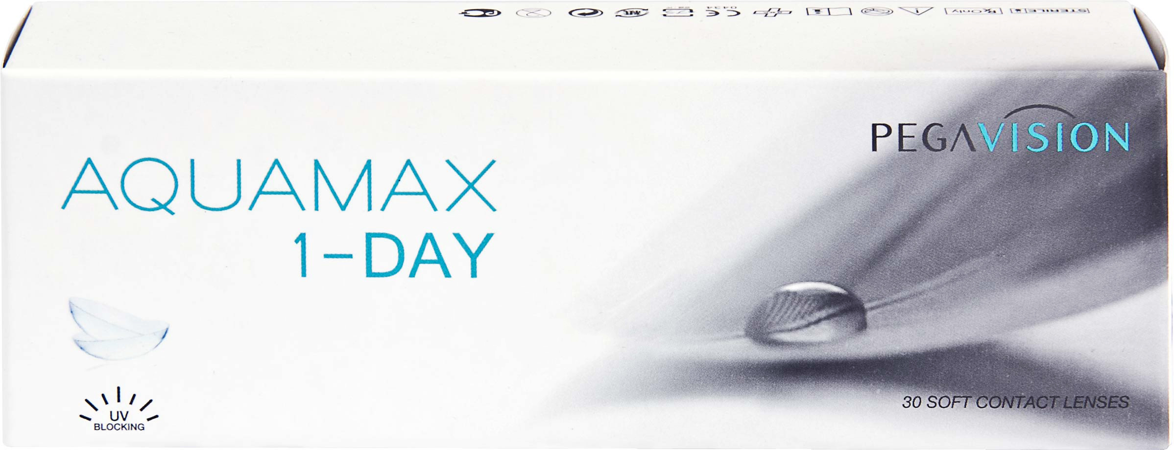 фото Контактные линзы aquamax 1-day 30 линз r 8,6 -3,75