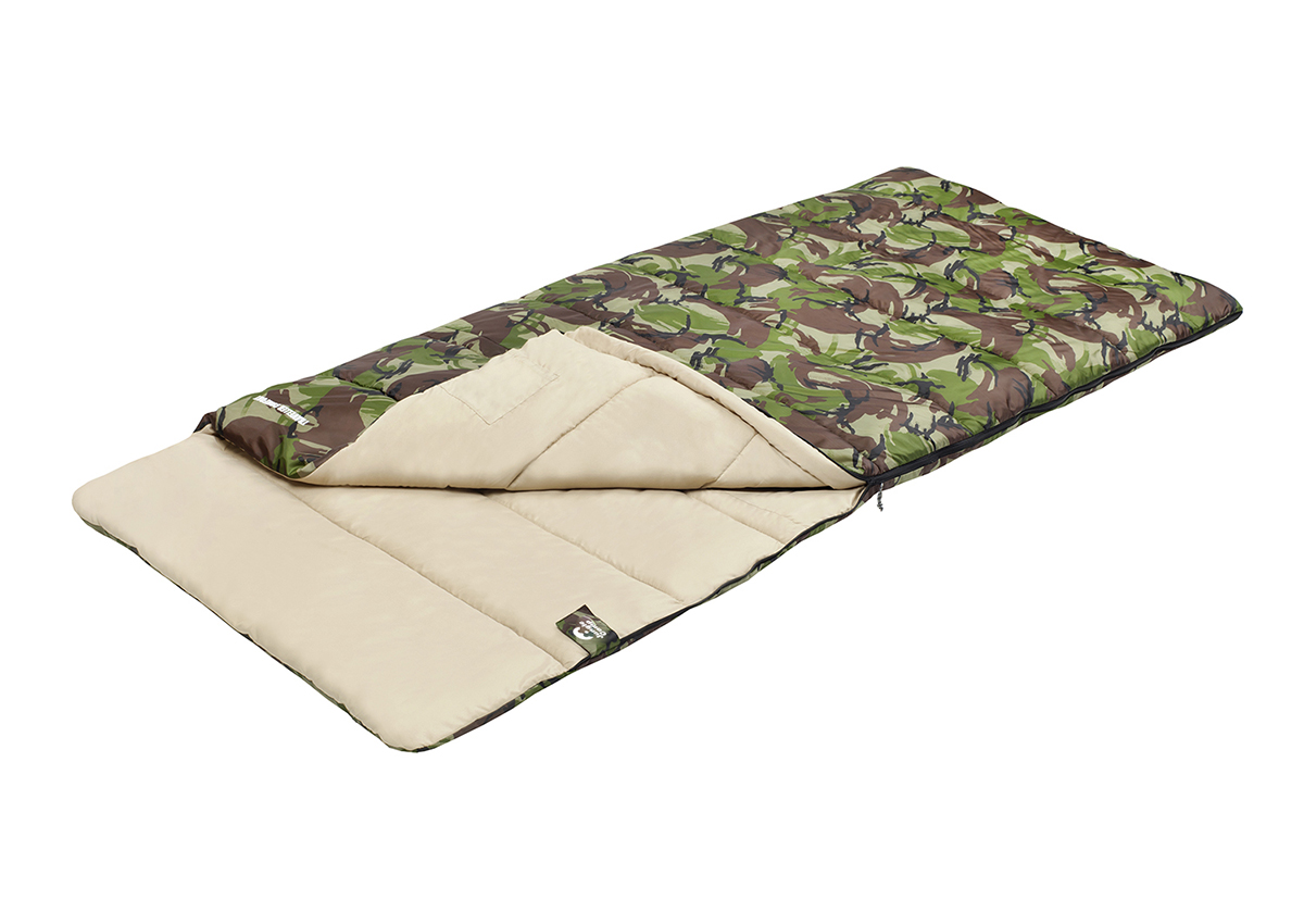 Спальный мешок Jungle Camp Traveller Comfort камуфляж, левый