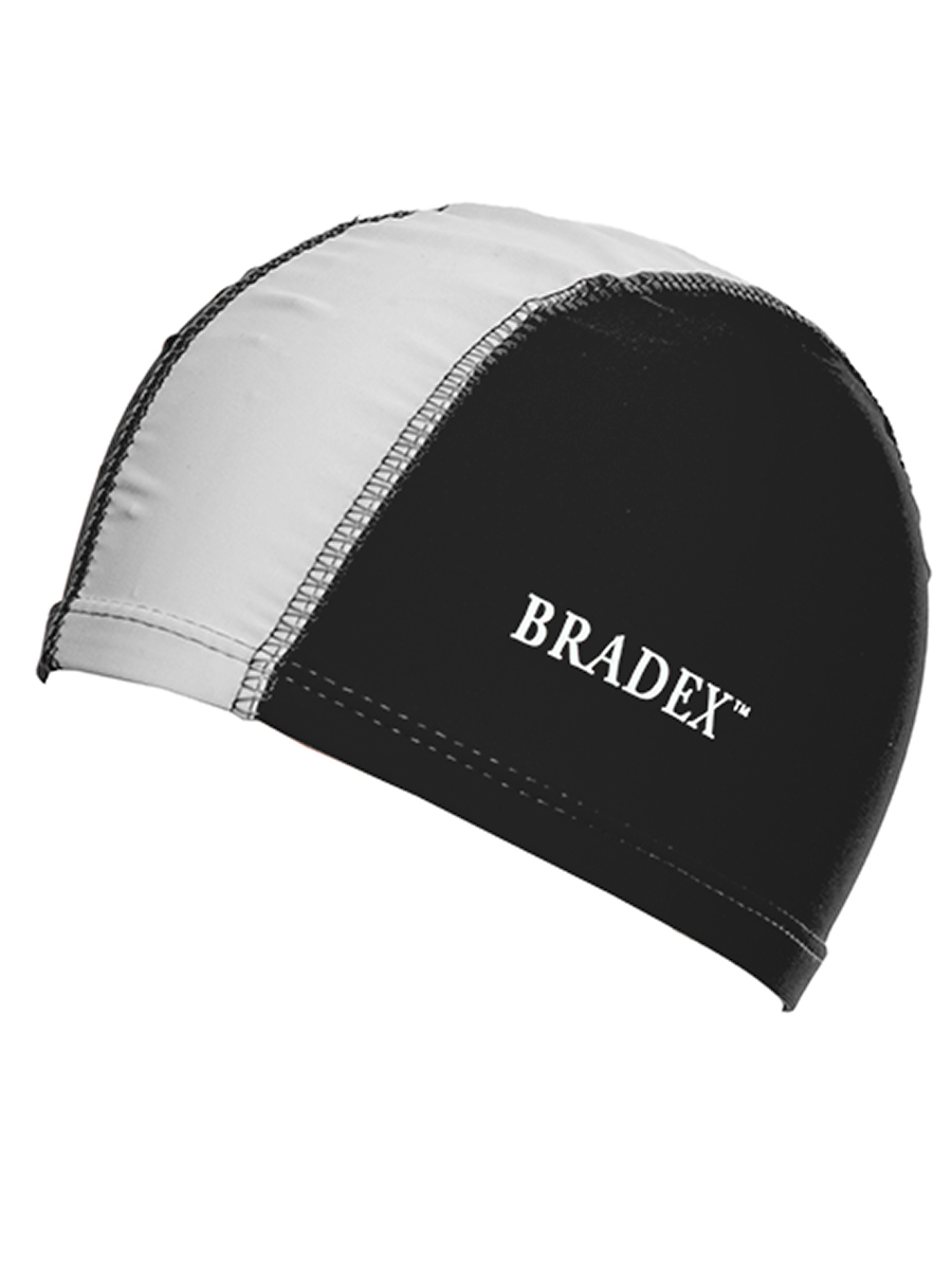 

Шапочка для плавания Bradex SF 0360 черная/серая, SF 0360
