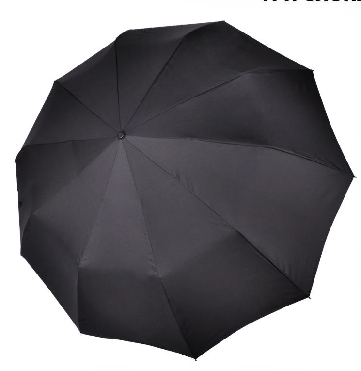 Зонт складной мужской автоматический Три Слона 770 черный
