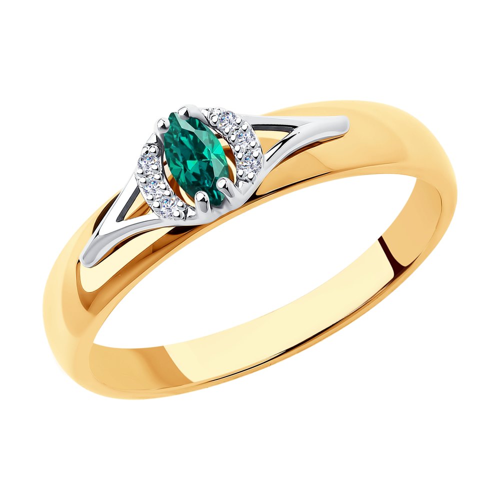 

Кольцо из золота с бриллиантом р. 18 SOKOLOV Diamonds 3010520, 3010520