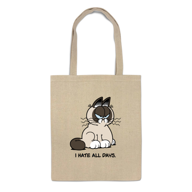 

Сумка-шоппер Printio Грустный кот (grumpy cat) 1969760, 1969760