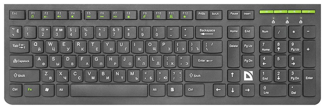 

Беспроводная клавиатура Defender UltraMate SM-536 Black, UltraMate SM-536