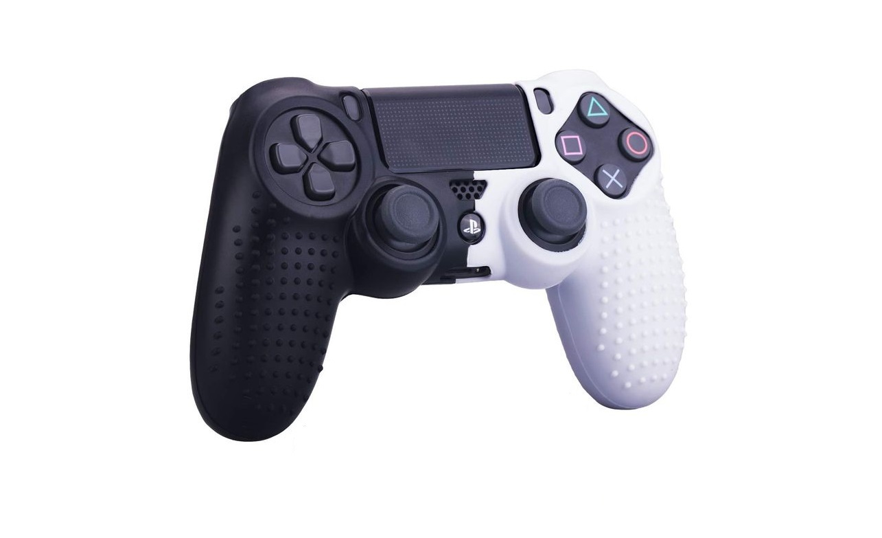 фото Чехол kamukamu на геймпад ps4 black/white