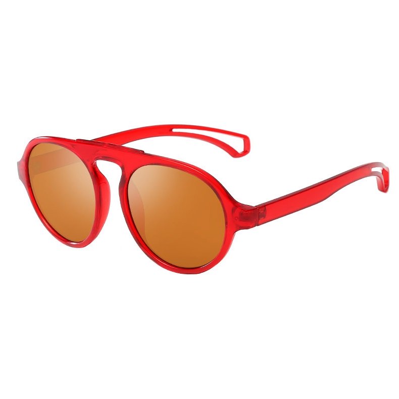 фото Солнцезащитные очки kawaii factory вива бежевые/красные