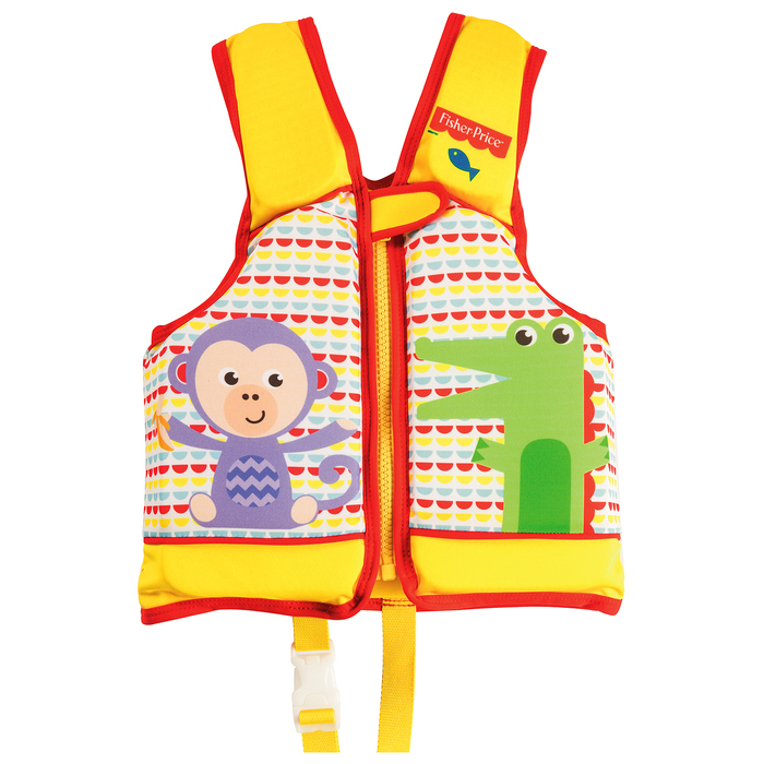 

Жилет для плавания Bestway Fisher Price, S/M 1-3 года, вес 11-18 кг 93521