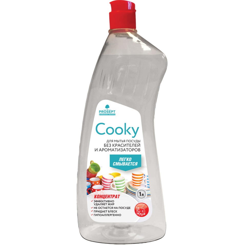 

Гель для мытья посуды Prosept Cooky без запаха, 1 л