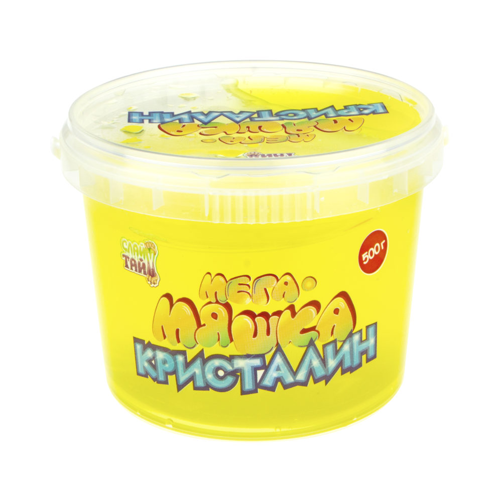

Мега-Мяшка 1TOY Кристалин желтая, 500 г