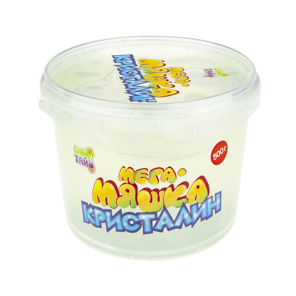 

Мега-Мяшка 1TOY Кристалин прозрачная, 500 г
