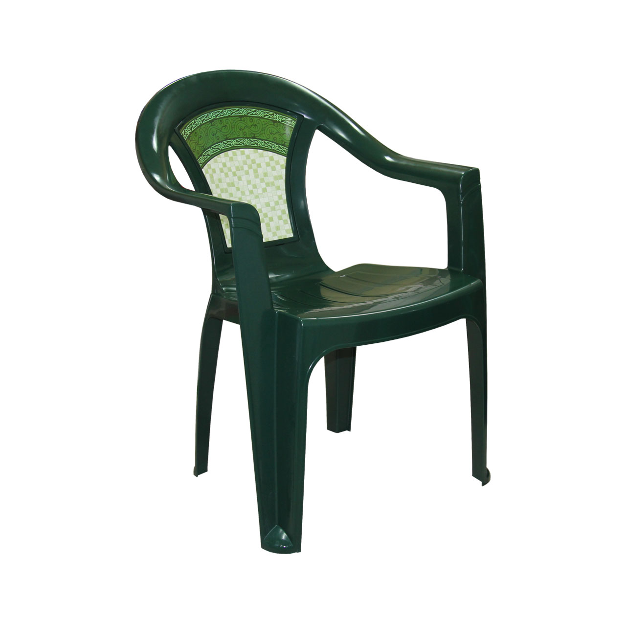 фото Садовое кресло альтернатива малахит м2639 dark green 58,5х54х80 см