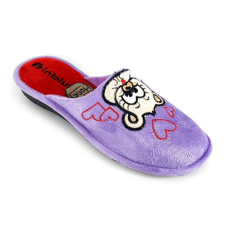 

Тапочки женские Inblu RBFD фиолетовые 36 RU, RBFD