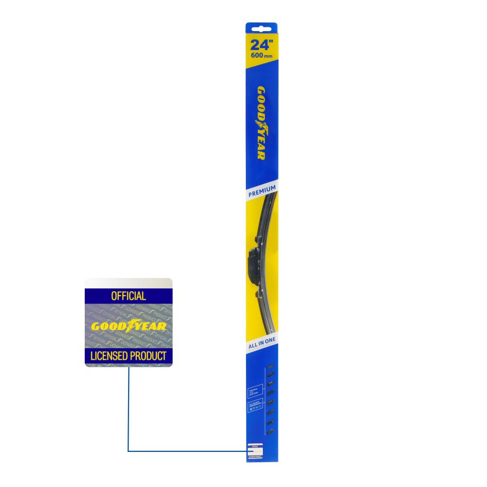 фото Щётка стеклоочистителя бескаркасная goodyear 600мм (gy000444)