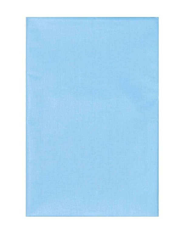 Клеёнка подкладная Колорит с ПВХ покрытием голубая, 100х140 см, без окантовки
