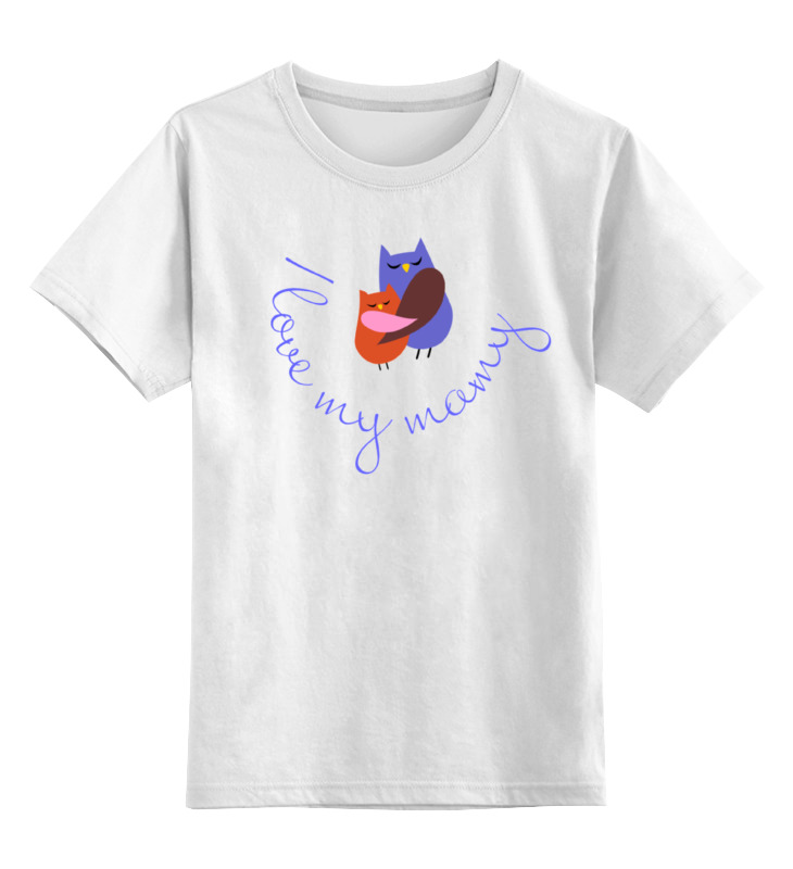 

Детская футболка классическая Printio I love my mamy, р. 128, Белый, 0000000158565