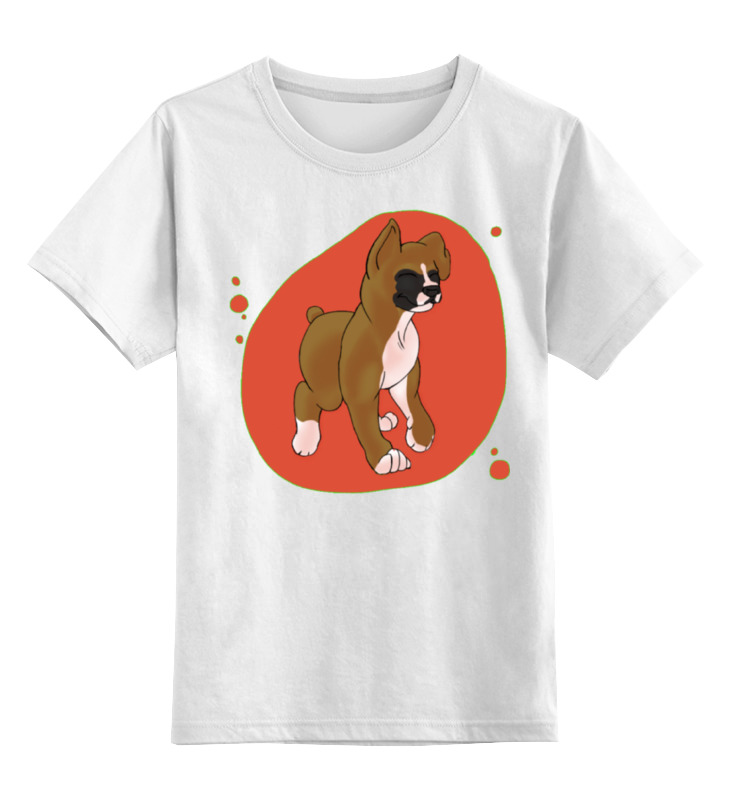 

Детская футболка классическая Printio Boxers puppy, р. 116, Белый, 0000000280736
