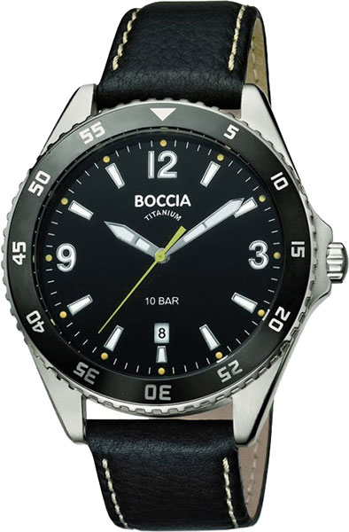 фото Наручные часы кварцевые мужские boccia titanium 3599