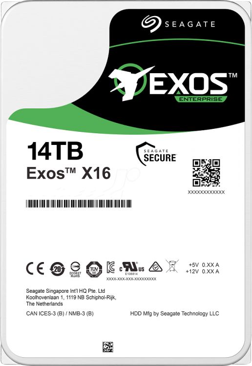 фото Внутренний hdd диск seagate exos x16 14tb (st14000nm002g)