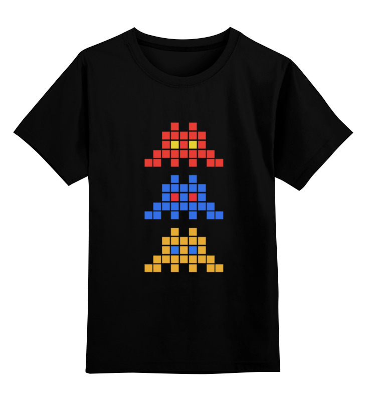 

Детская футболка классическая Printio Space invaders, р. 104, Черный, 0000000634940