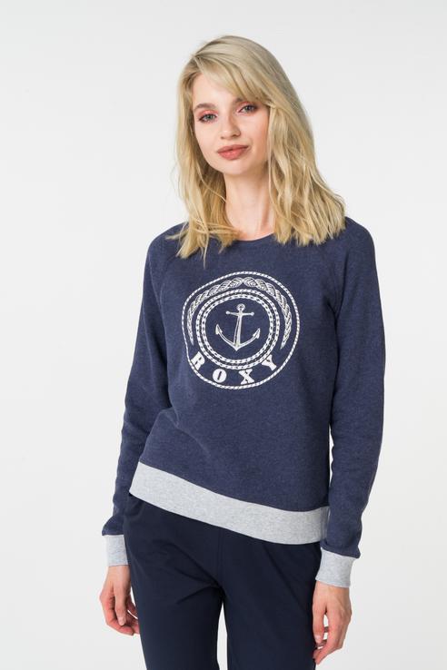 

Свитшот женский Roxy ERJFT03731 синий 40 RU, ERJFT03731