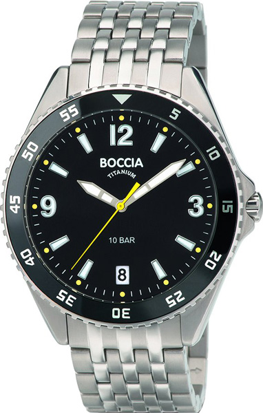 фото Наручные часы кварцевые мужские boccia titanium 3599