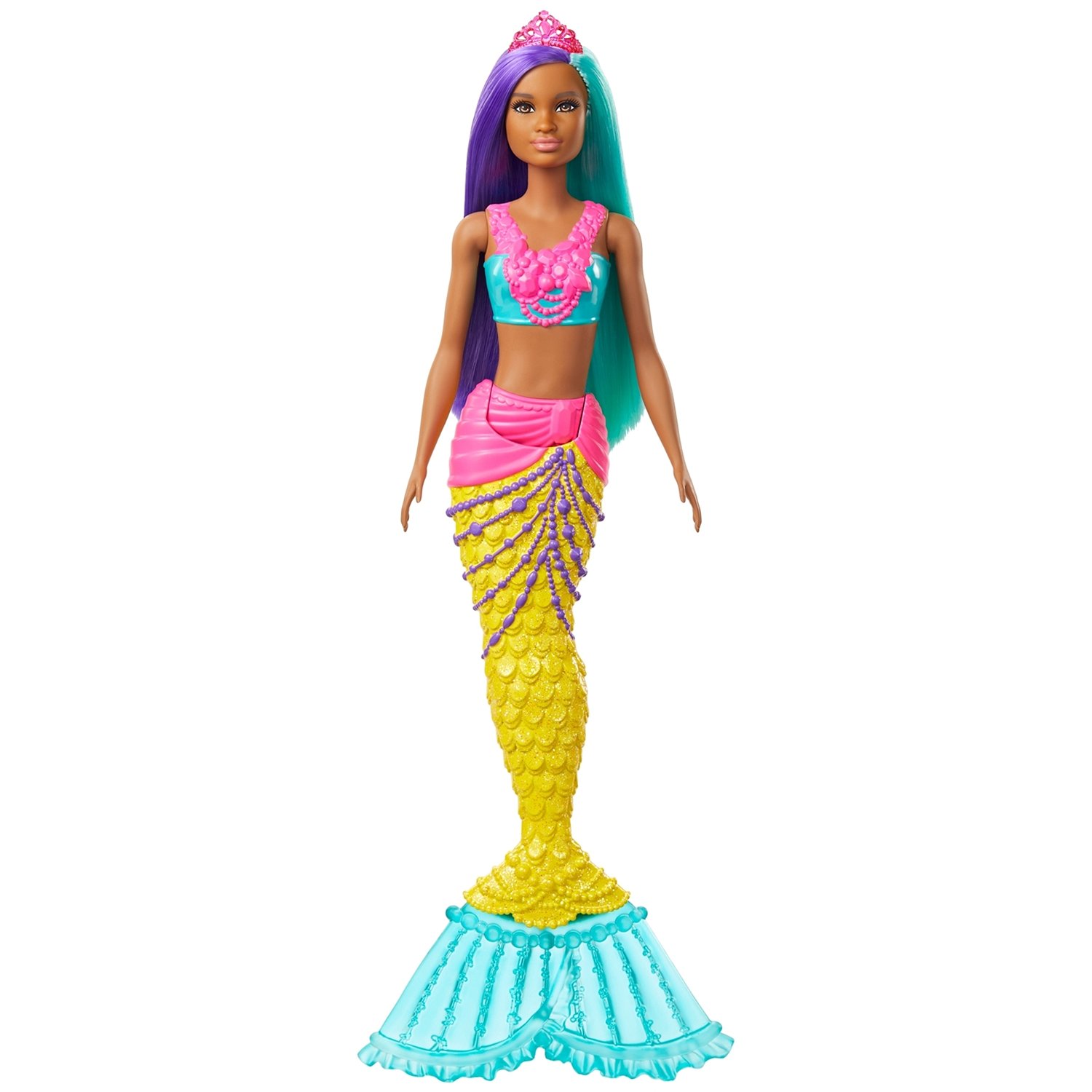 

Кукла Mattel Barbie Русалочка GJK07/GJK10 желтый хвост