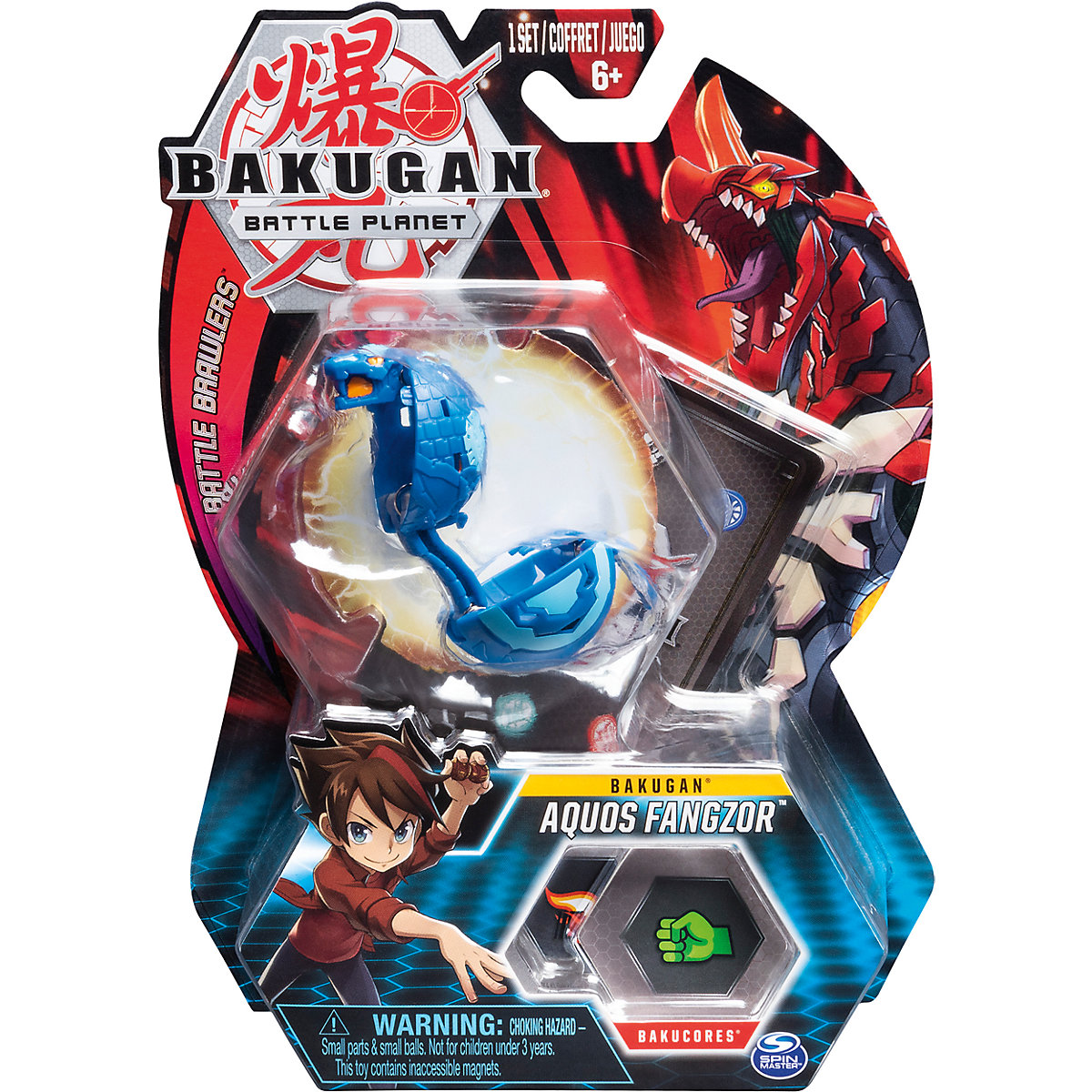 фото Бакуган фигурка-трансформер spin master bakugan aquos fangzor