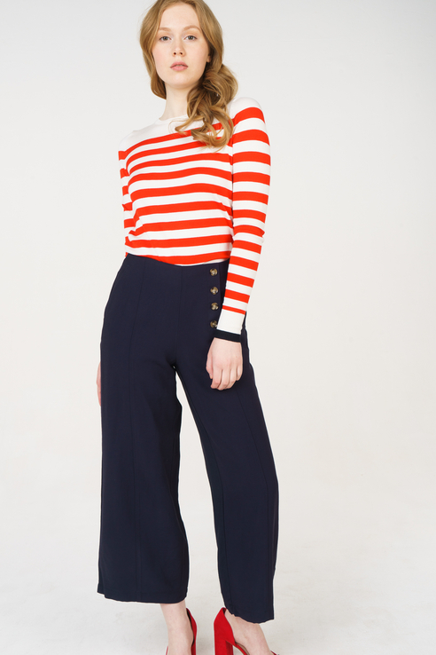 фото Брюки женские vero moda 10210155 синие 42