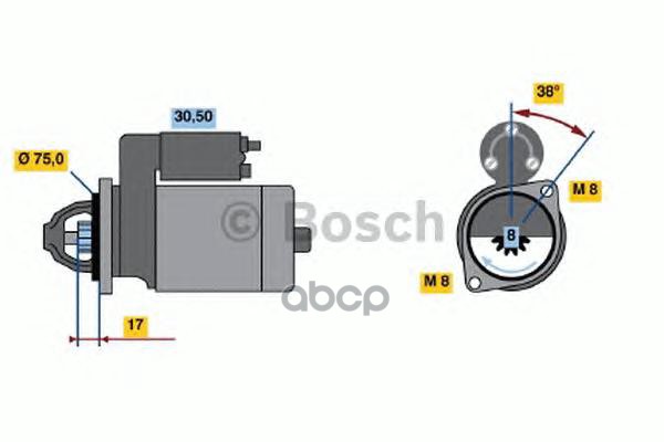 

Стартер BOSCH 0986022601