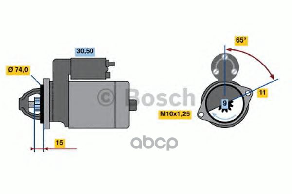 

Стартер BOSCH 0986020571