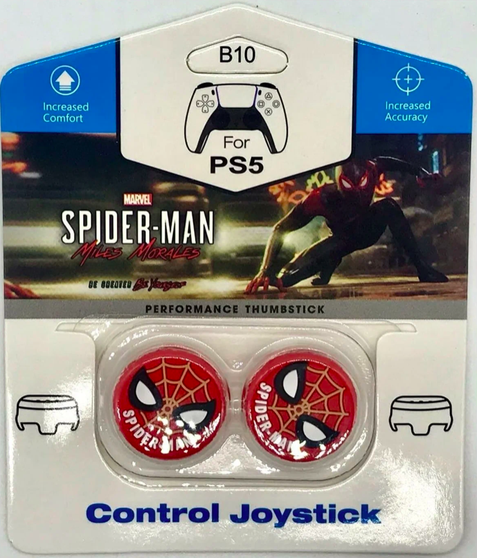 Накладка на стик для геймпада CQC Spider Man BlackB10 для Playstation 5