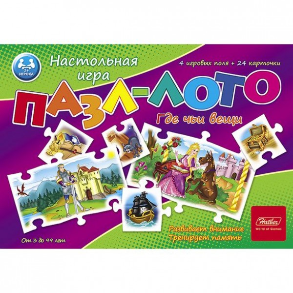 

Пазл Hatber Где чьи вещи 24ИнЛ_13027