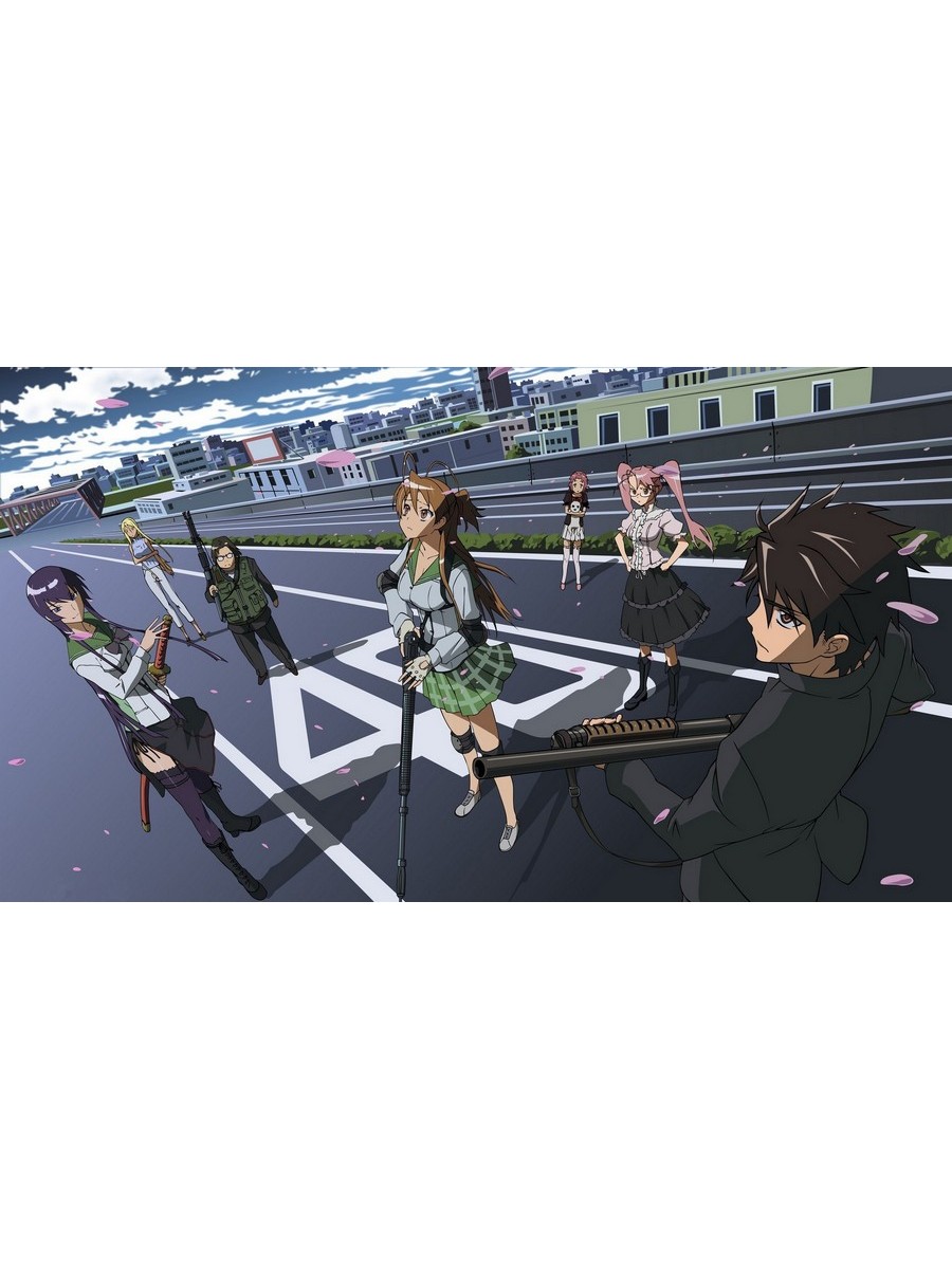 

Постер DRABS A3 Аниме зомби апокалипсис школа