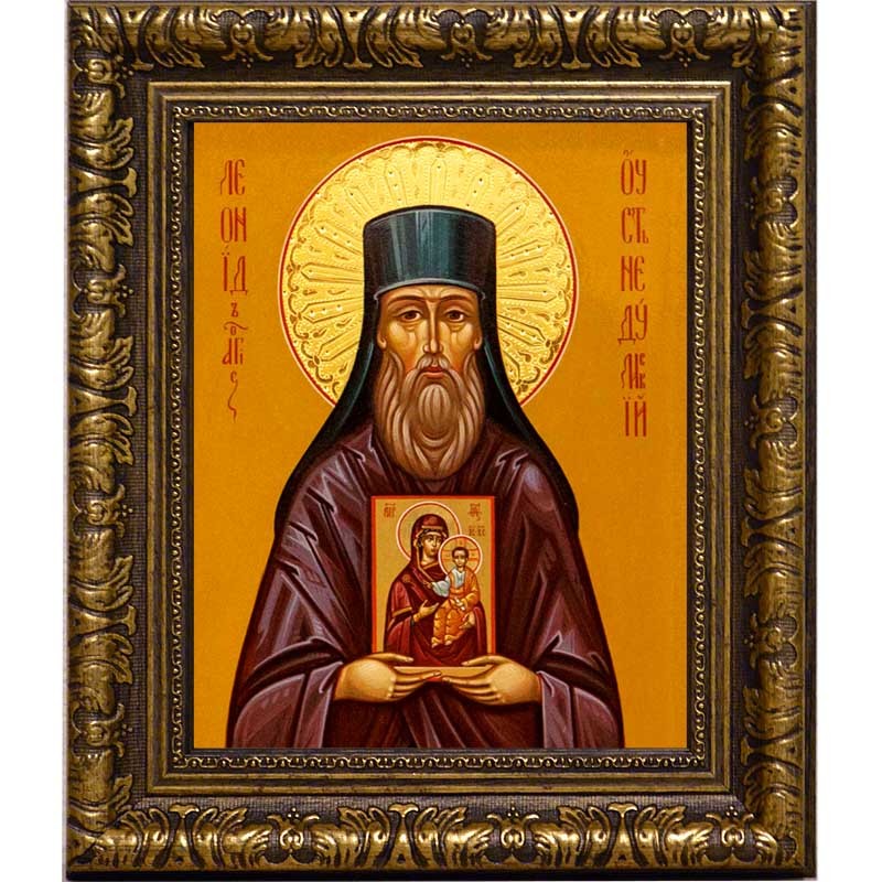 

Леонид Устьнедумский, преподобный иеромонах. Икона на холсте.