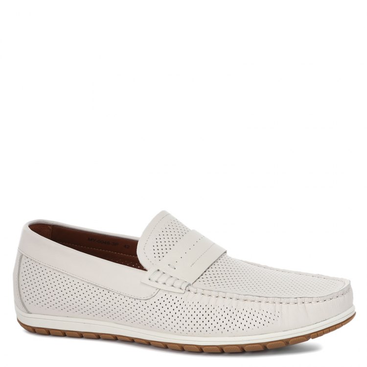 

Мокасины мужские Tendance MY-0046_2539565 белые 45 EU, MY-0046