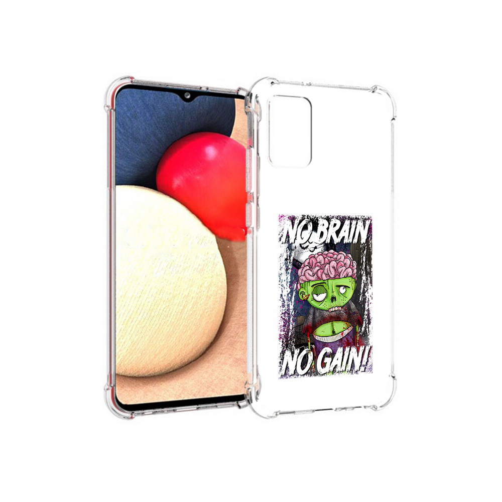 

Чехол MyPads Tocco для Samsung Galaxy A02s глупый зомби (PT156738.479.289), Прозрачный, Tocco