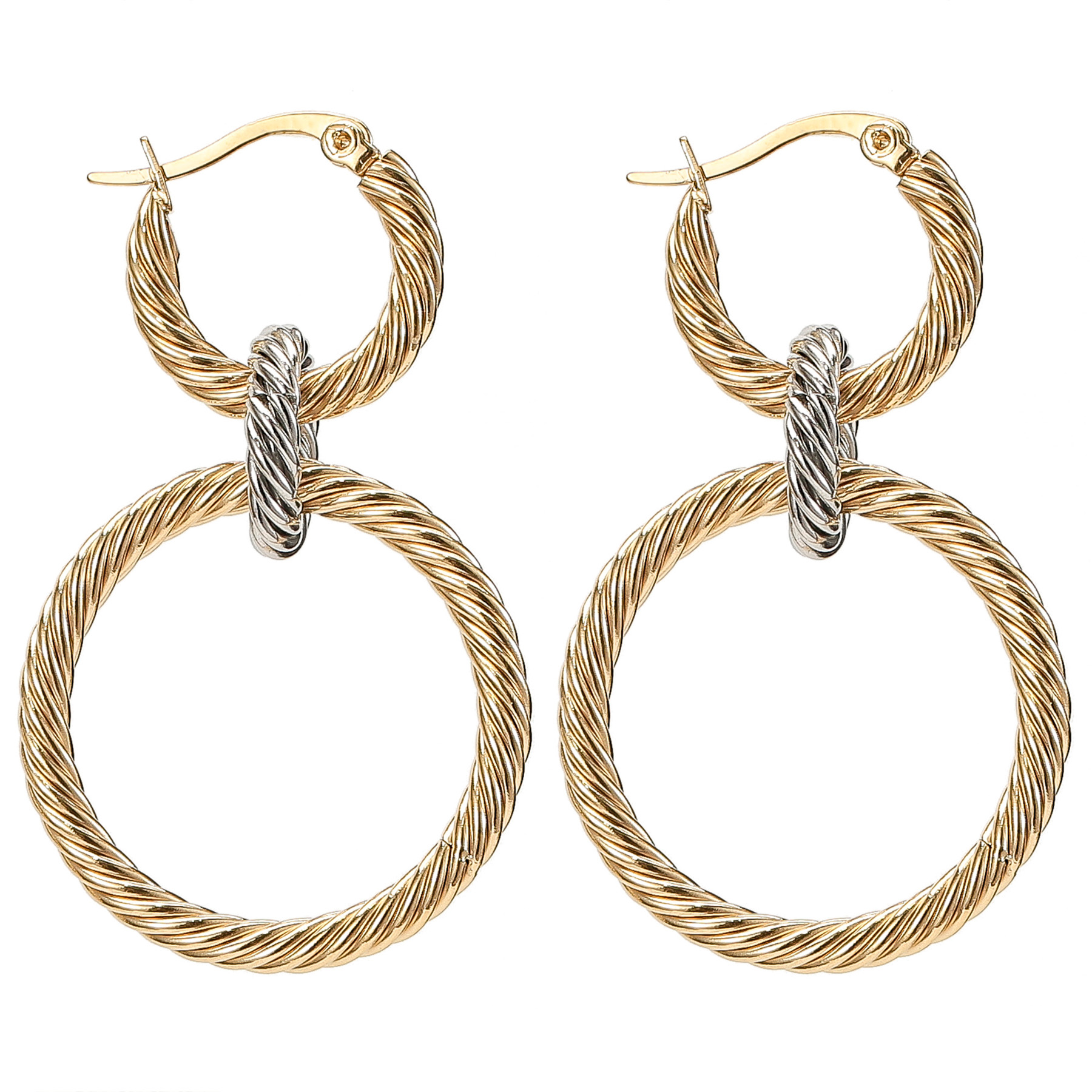 

Серьги из стали ALLA PUGACHOVA AP49142-gold-silver, AP49142-gold-silver-21L