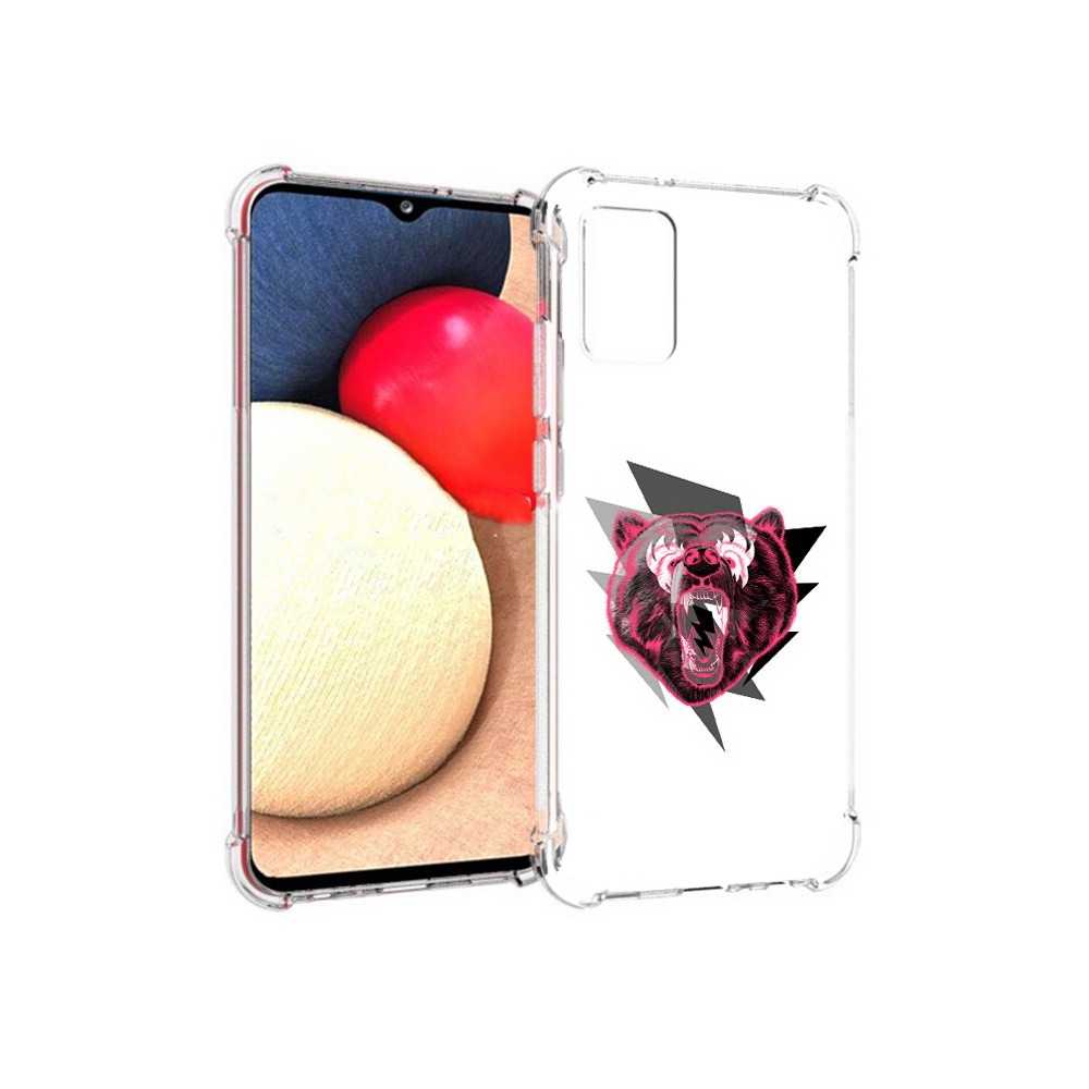 

Чехол MyPads Tocco для Samsung Galaxy A02s грозовой медведь (PT156738.479.301), Прозрачный, Tocco