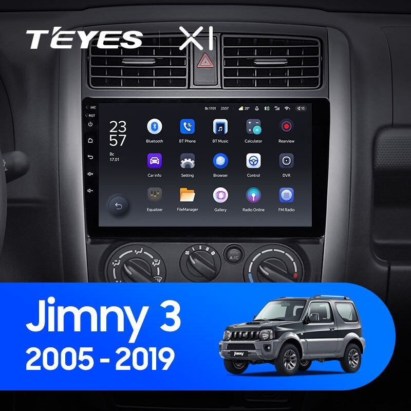 Штатная магнитола Teyes X1 4G 232 Suzuki Jimny 3 2005-2019 2550000₽