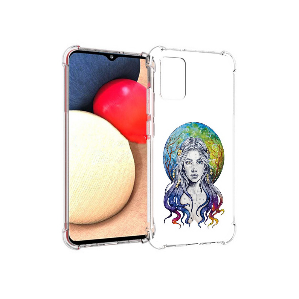 

Чехол MyPads Tocco для Samsung Galaxy A02s девушка с красивыми волосами (PT156738.479.313), Прозрачный, Tocco