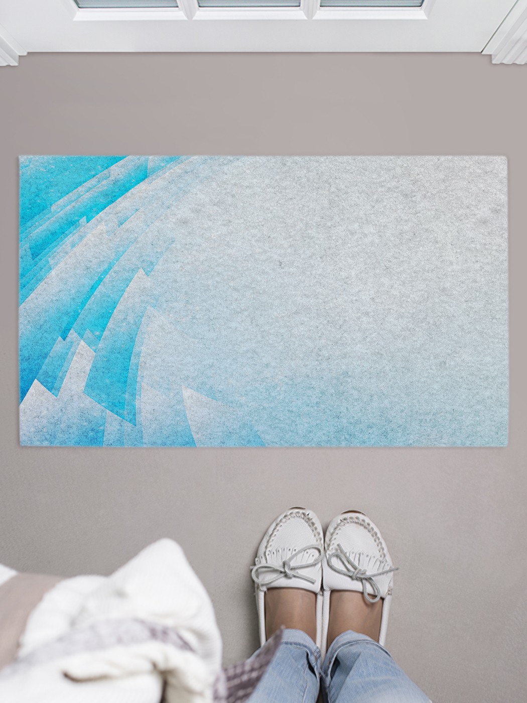 

Придверный коврик в прихожую для обуви, на резиновой основе, 75x45 см door_41233 JoyArty