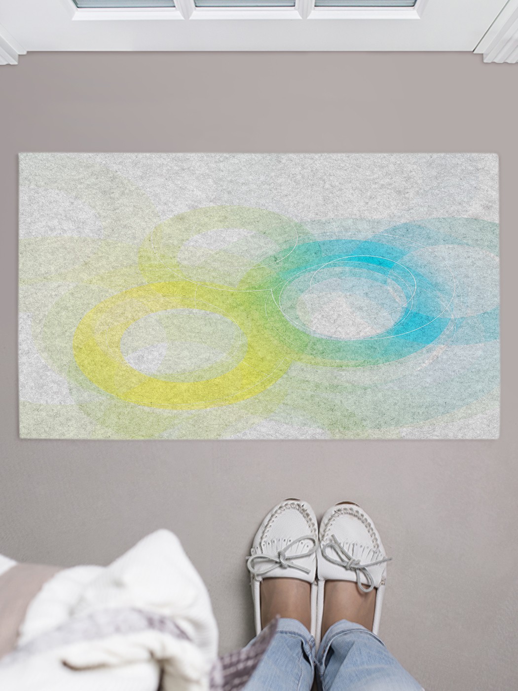 

Придверный коврик в прихожую для обуви, на резиновой основе, 75x45 см door_41251 JoyArty