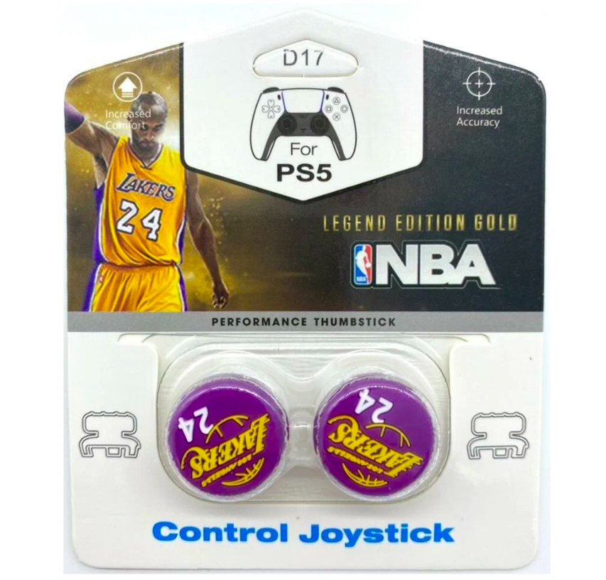 

Накладка на стик для геймпада FPS NBA Lakers для Playstation 5, Разноцветный, FPS NBA Lakers