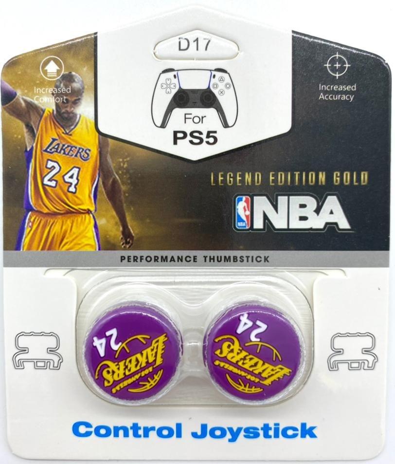 Накладки на стики для геймпада DualSense FPS NBA Lakers (Purple) Фиолетовый (2 шт) (PS5)