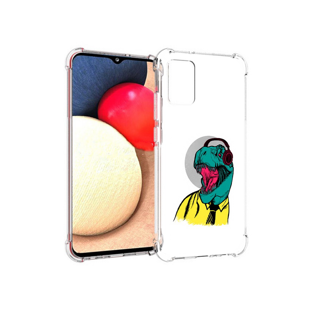 

Чехол MyPads Tocco для Samsung Galaxy A02s дино (PT156738.479.326), Прозрачный, Tocco